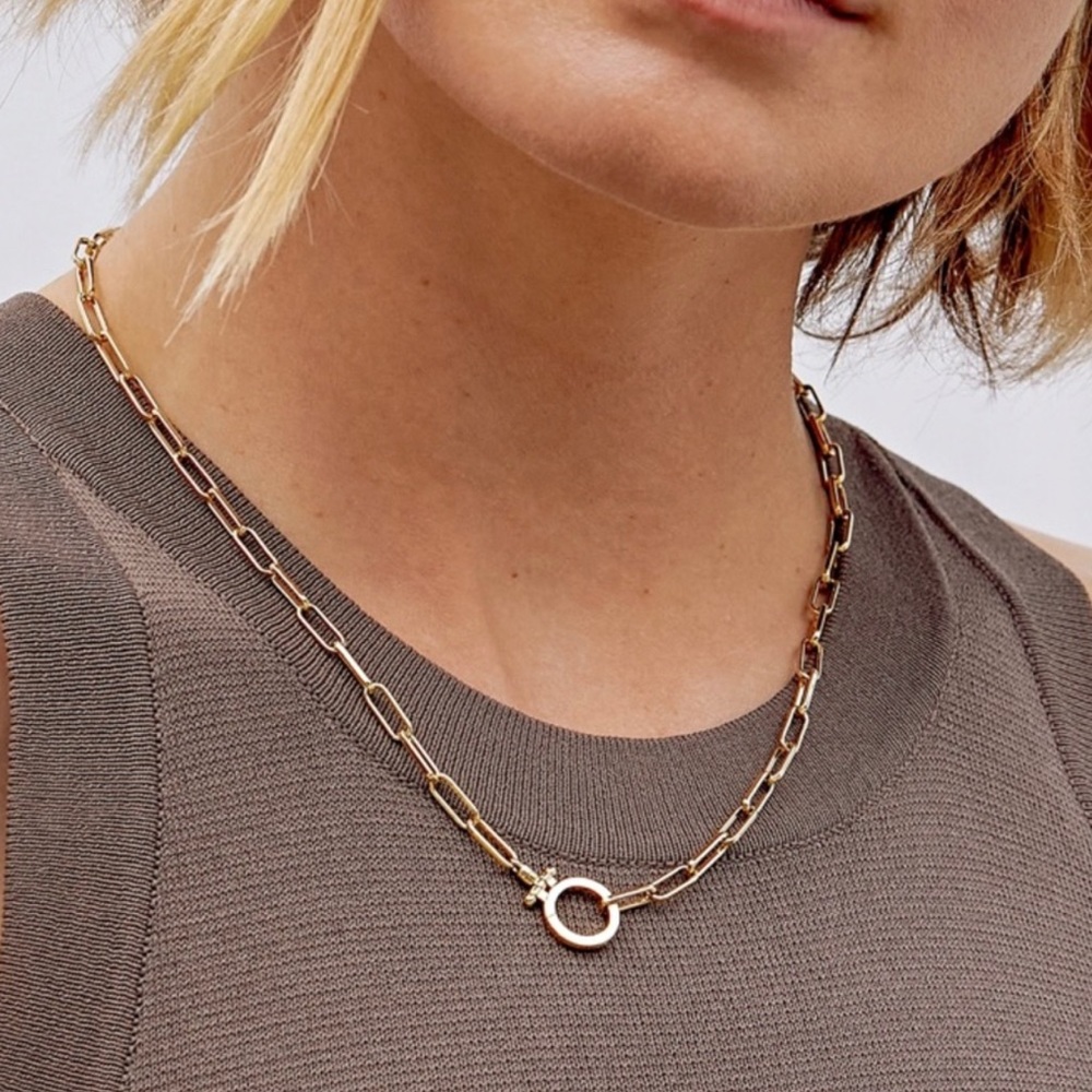 Gorjana Parker Necklace in Gold NWT